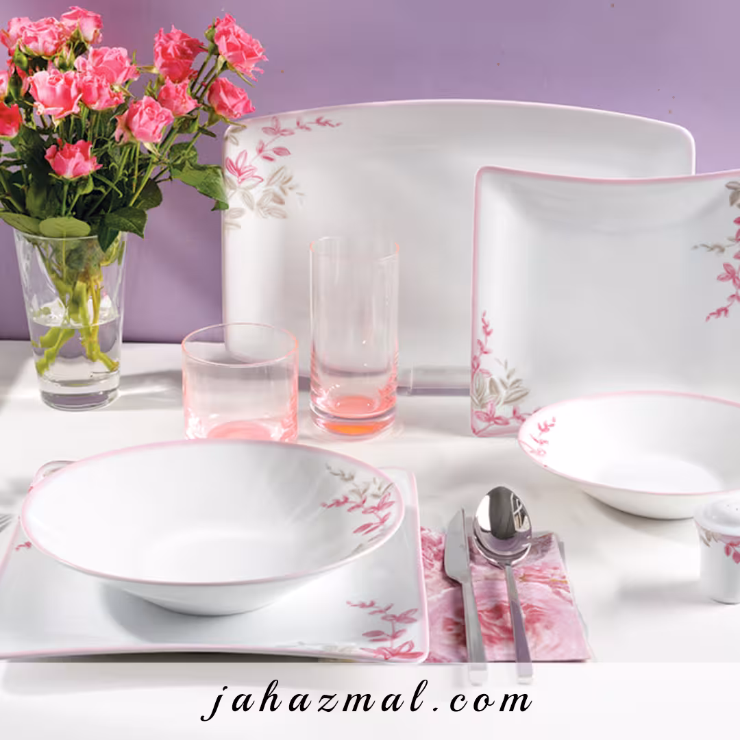 سرویس چینی زرین طرح بهاران 30 پارچه