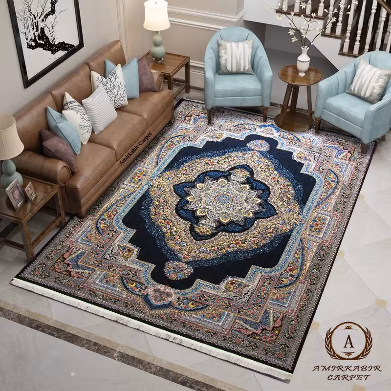 فرش 700 شانه طرح قاب بهشت