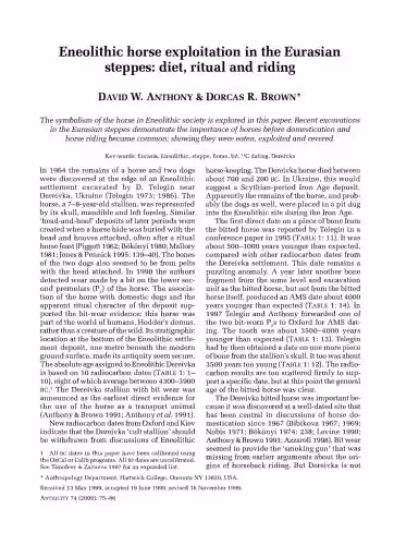 خرید و دانلود نسخه کامل کتاب Eneolithic horse exploitation in the Eurasian steppes: diet, ritual and riding