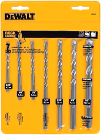 مجموعه مته بنایی کوبه ای 7 تکه DW5207 دیوالت