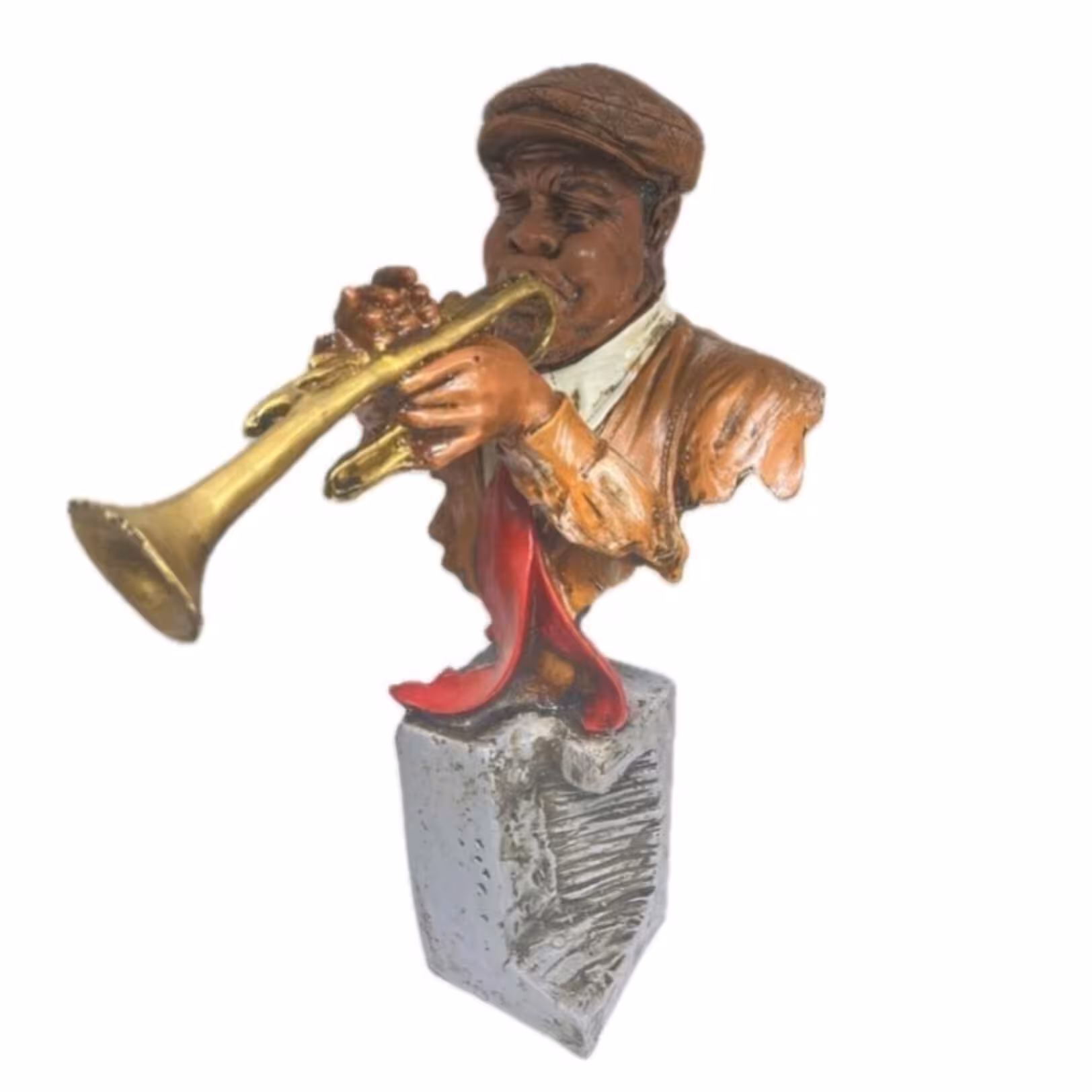مجسمه مرد شیپور زن