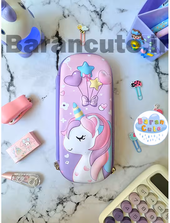 جامدادی طرح یونیکورن برجسته کد 6