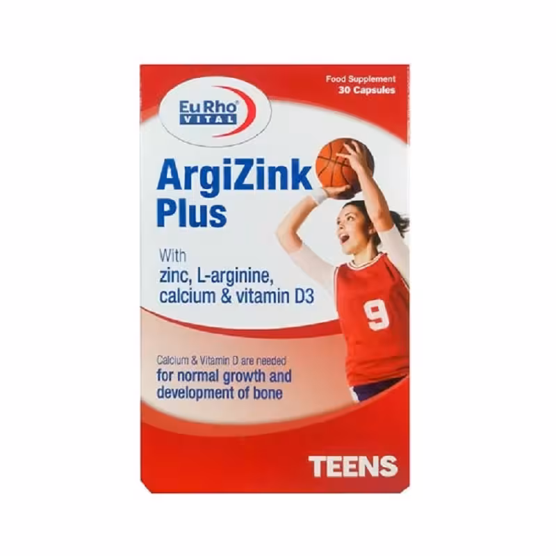 کپسول آرژی زینک پلاس یوروویتال 30 عدد | Eurho Vital Argizink Plus
