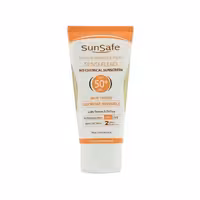 فلوئید ضد آفتاب SPF50  فیزیکال سان سیف مناسب پوست ‌های حساس 50 میلی لیتر