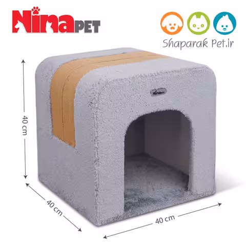 لانه چوبی گربه نیناپت کد B