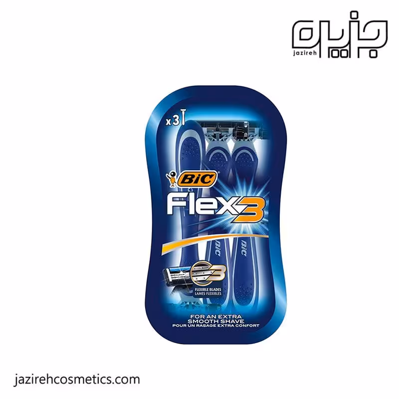 ژیلت Bic مدل Flex 3 بسته 3 عددی
