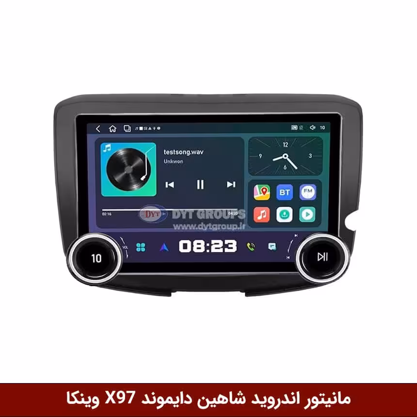 مانیتور ولوم‌دار شاهین برند دایموند 2K مدل X97 FLY وینکا - 9.7 اینچ