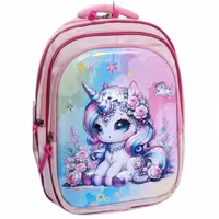 کوله پشتی یونیکورن دخترانه صورتی UNICORN