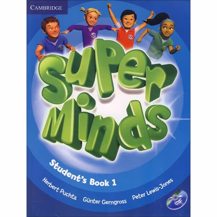کتاب کار Super Minds 1 ویرایش اول رحلی بزرگ به همراه سی دی