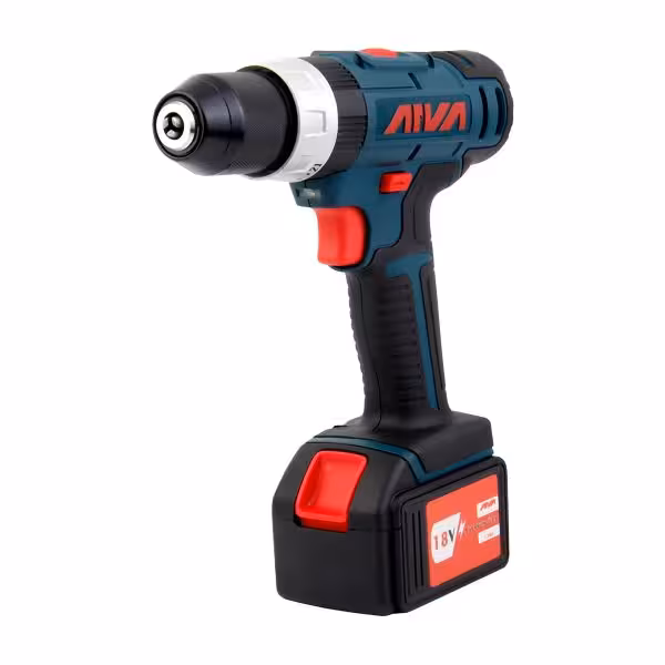 دریل پیچگوشتی شارژی 18 ولت چکشی آروا مدل 5843