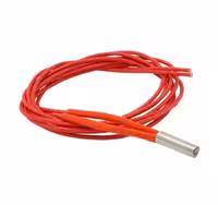 خرید و قیمت هیتر اکسترودر پرینتر سه بعدی 12 ولت 40 وات - یک متری قرمز