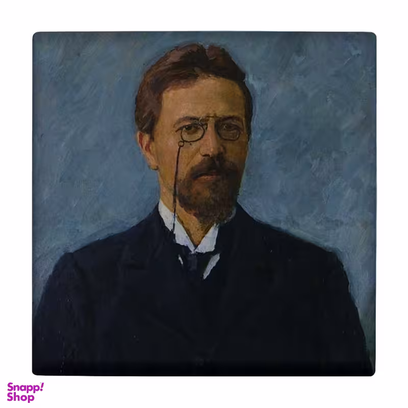 زیر لیوانی طرح پرتره آنتون چخوف کد 3273261_596