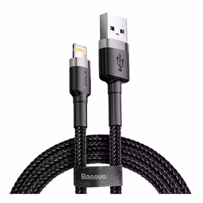 کابل2 متری USB به Lightning بیسوس مدل Baseus CALKLF Cafule Cable