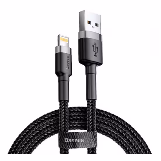 کابل2 متری USB به Lightning بیسوس مدل Baseus CALKLF Cafule Cable