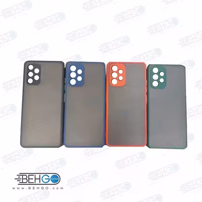 قاب A32 4G کاور پشت مات با محافظ لنز دوربین سامسونگ A32 4g