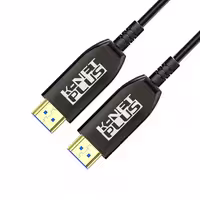 کابل HDMI کی نت پلاس V2.1-8K مدل KP-CHAOC21250 طول 25 متر (فیبر نوری)
