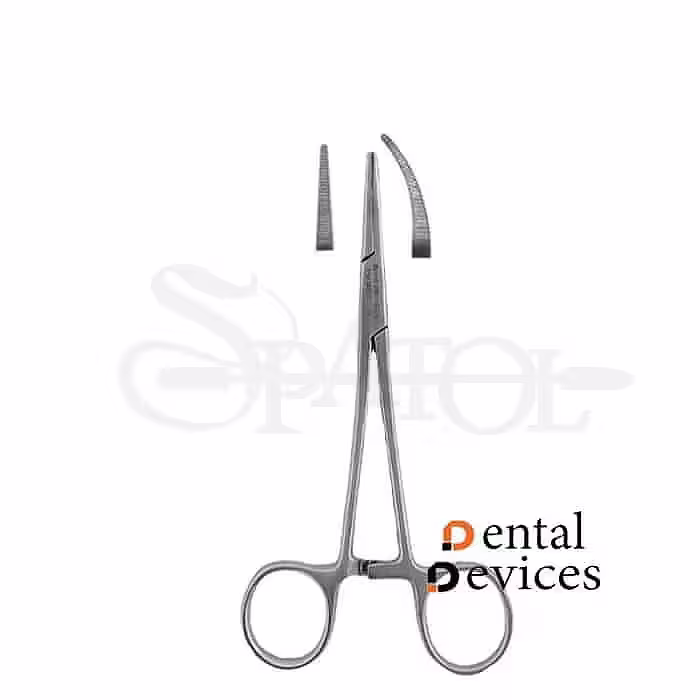 هموستات 12.5سانتی متر دنتال دیوایس ( سرصاف و کج )Dental Devices