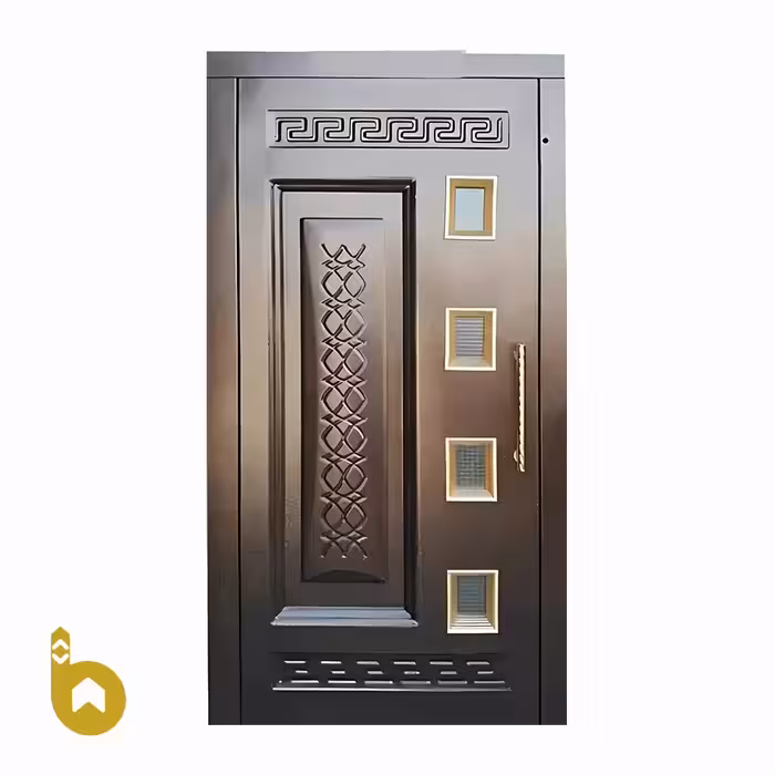 درب لولایی آسانسور | طرح گل گندم |