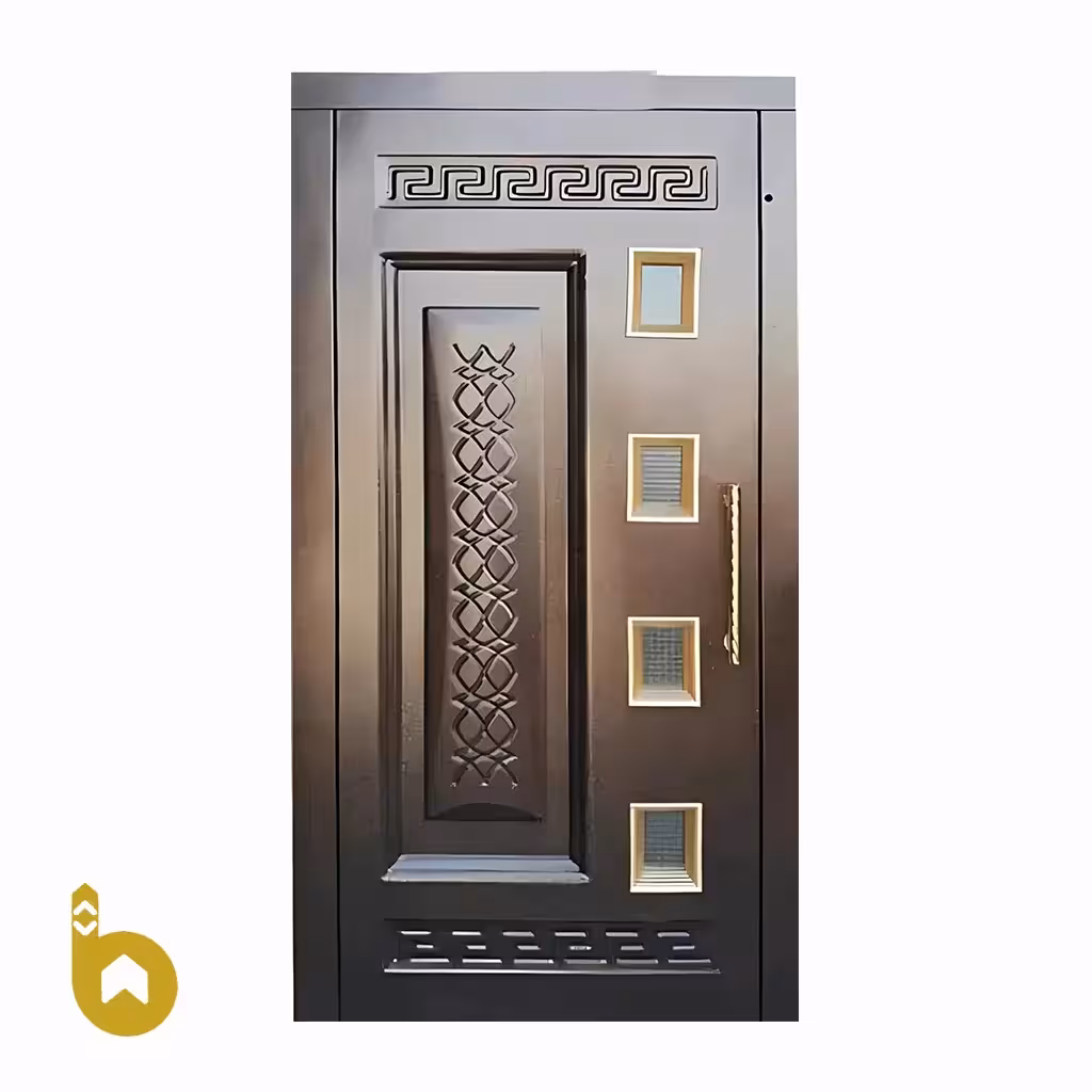 درب لولایی آسانسور | طرح گل گندم |