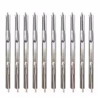 گیره پوشه مدل فنری فلزی بسته 10 عددی