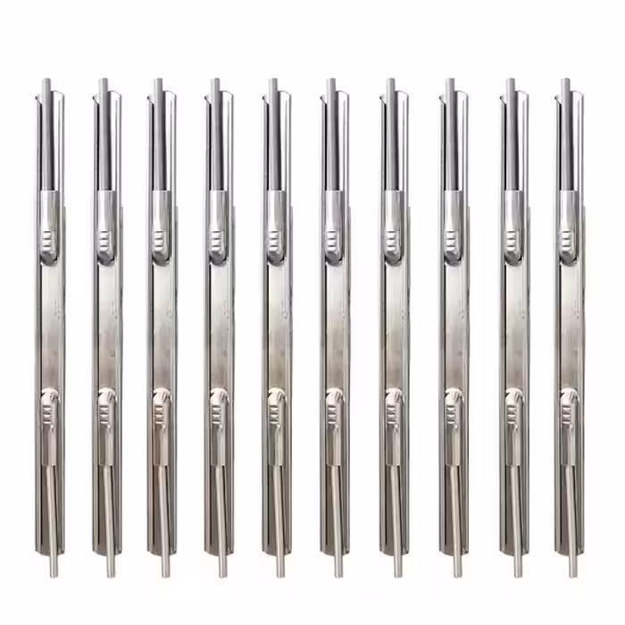 گیره پوشه مدل فنری فلزی بسته 10 عددی