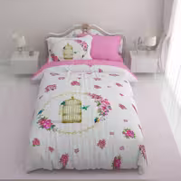 سرویس لحاف روتختی ترکسان یک نفره 4 تیکه کد D141