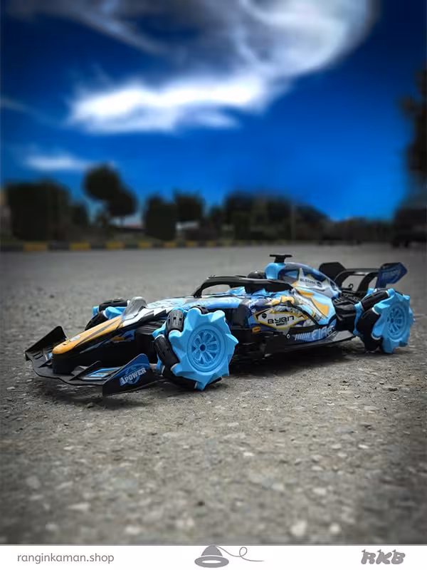 ماشین فرمول 1 دودزا Smoke-producing Formula 1 car