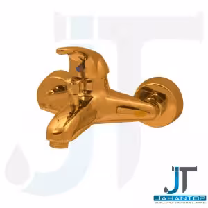 شیر حمام اهرمی طلایی آریانا (مدل کیمیا)