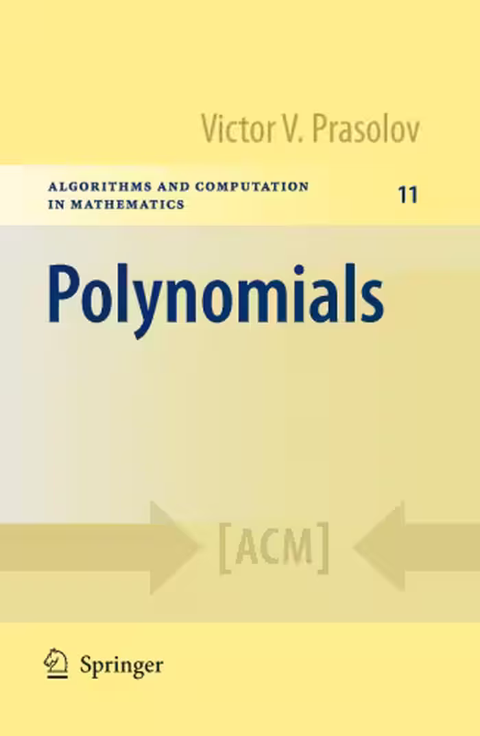 خرید و دانلود نسخه کامل کتاب Polynomials