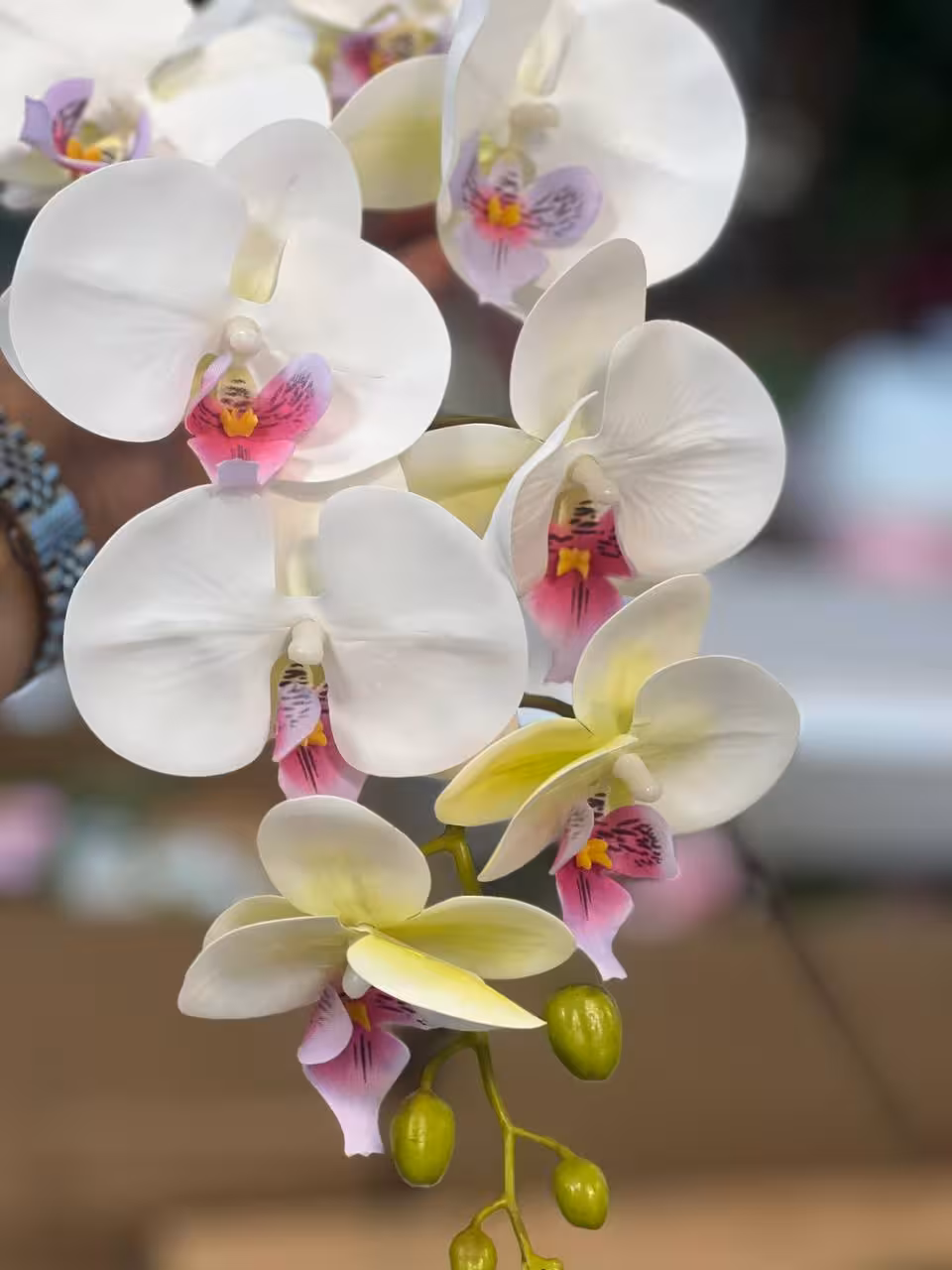 ارکیده مصنوعی لمسی رنگ بنفش