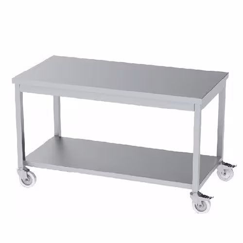 میز کار تمام استیل مرکزی