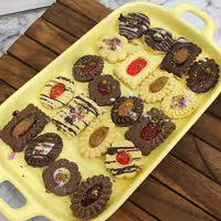 کوکی و شیرینی کره ای نرم و خوشمزه برای پذیرایی خیلی خوبه و در کنار چای میچسبه