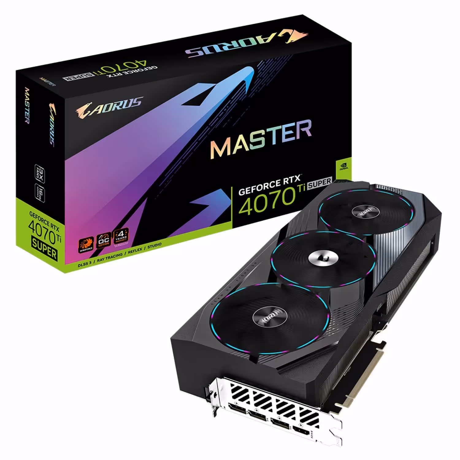 کارت گرافیک گیگابایت RTX 4070 TI SUPER AORUS MASTER OC 16GB