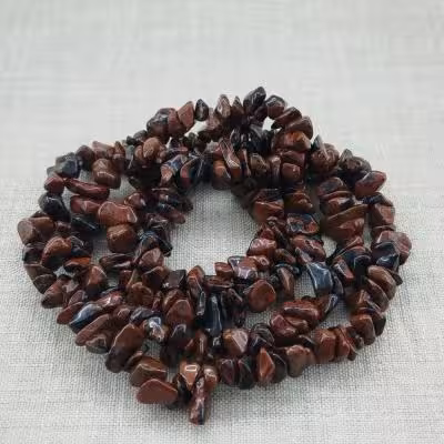 ریسه سنگ آبسیدین ماهاگونی شکسته