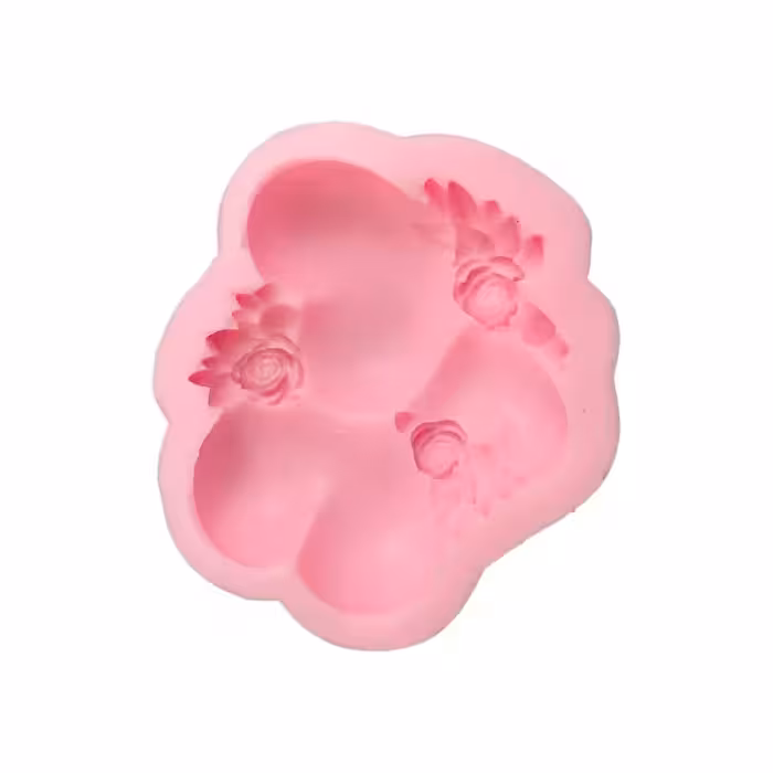 قالب سیلیکونی قلب دوتایی 8 در 10 سانت