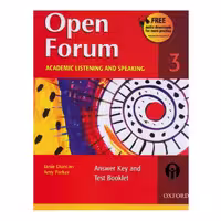کتاب Open Forum 3 Academic Listening and Speaking
