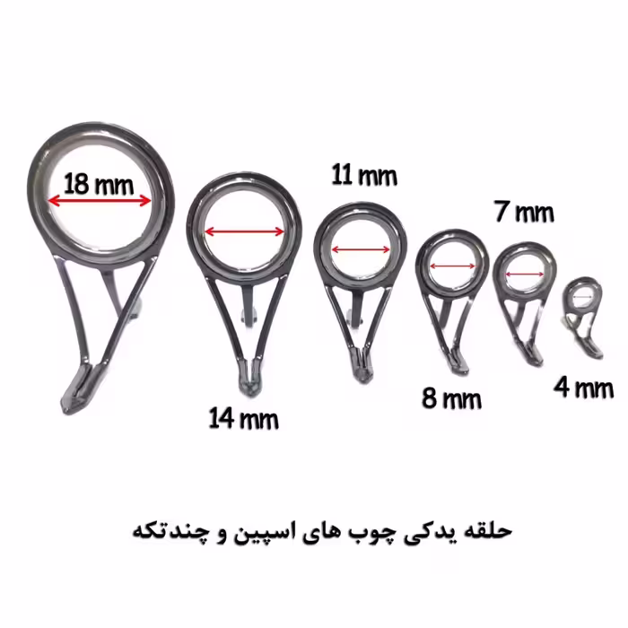 حلقه یدکی چوب های اسپین و چند تکه