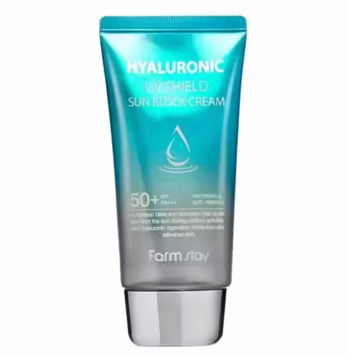 ضد افتاب هیالورونیک اسید فارم استی Farm Stay مدل Hyaluronic UV Shield Sun Block
