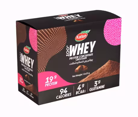 پودر پروتئین وی کاله ساشه شکلاتی (12 عدد 25 گرمی)