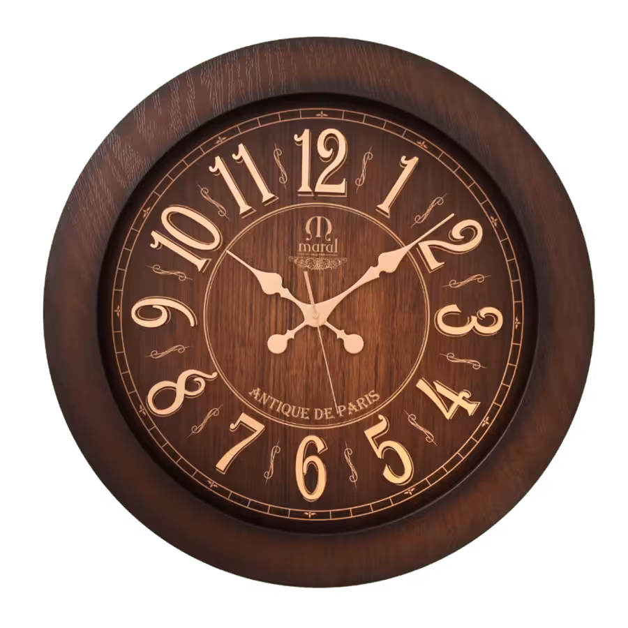ساعت دیواری طرح چوب Maral