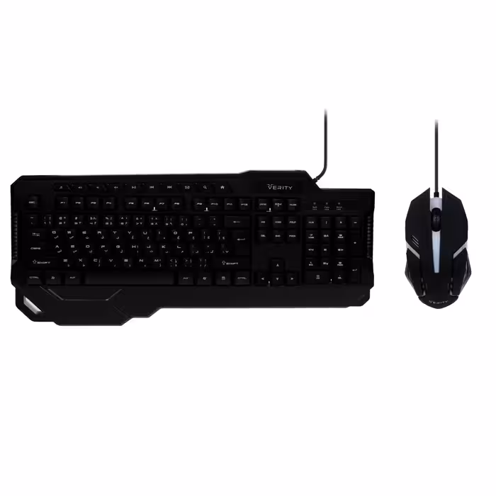 کیبورد و ماوس باسیم گیمینگ Verity مدل V-KB6121GCW