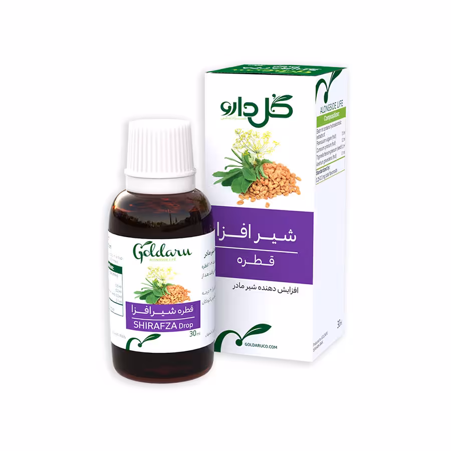 قطره گیاهی شیرافزا گل دارو 30 میلی لیتر
