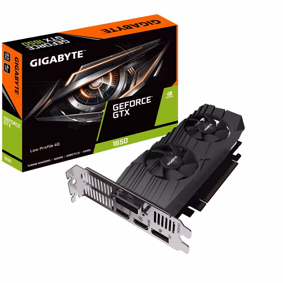 کارت گرافیک گیگابایت GeForce® GTX 1650 D6 Low Profile 4G