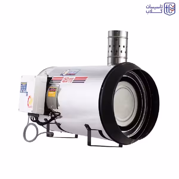 جت هیتر نیرو تهویه البرز تک موتوره دودکش دار گازوئیلی QEL110
