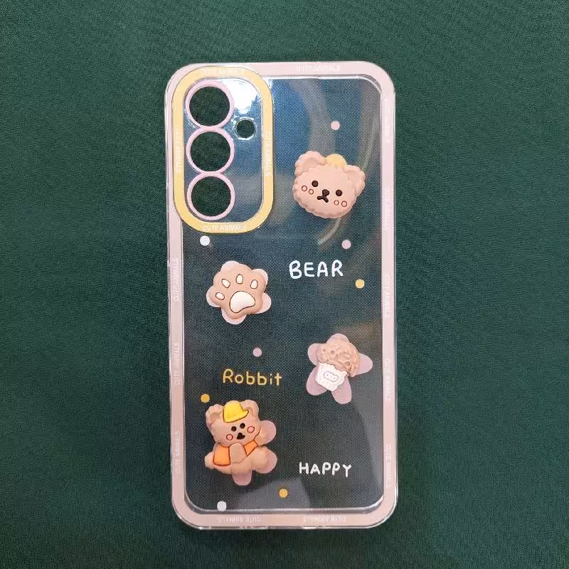 قاب ژله ای پشت شفاف عروسکی A سامسونگ A13