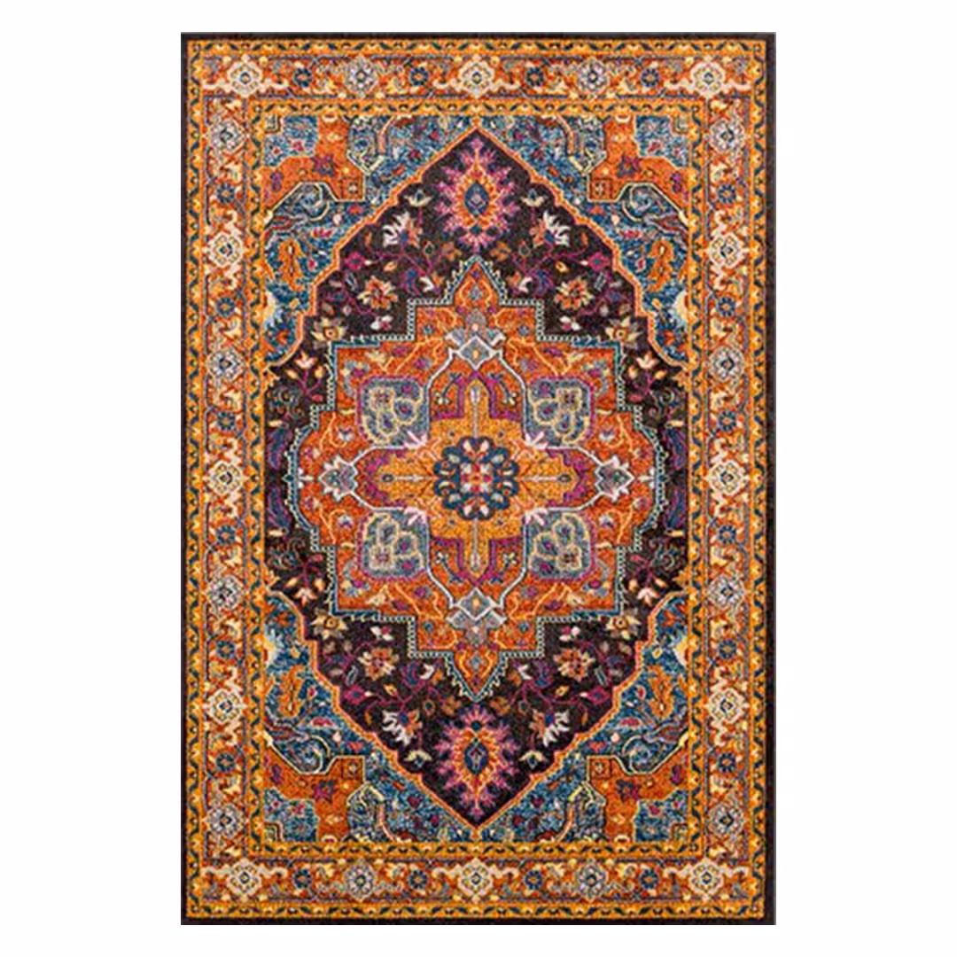 فرش مخمل هازان ترک طرح سنتی کد O151