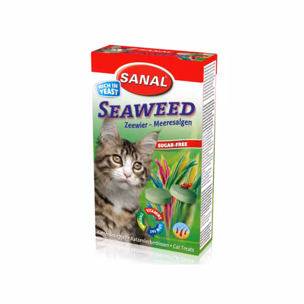 قرص مخمر گربه سانال حاوی جلبک دریایی