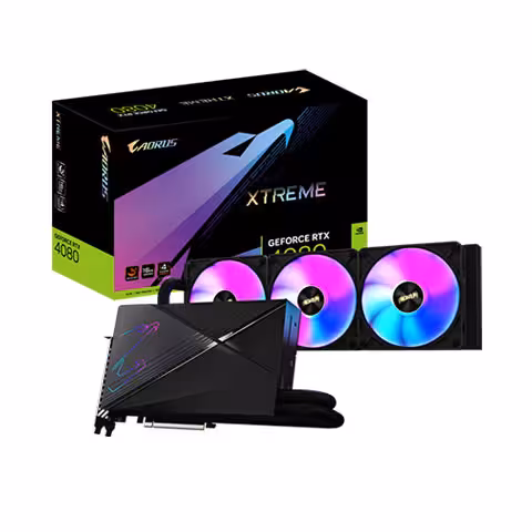 کارت گرافیک گیگابایت AORUS GEFORCE RTX 4080 XTREME WATERFORCE 16GB GDDR6X