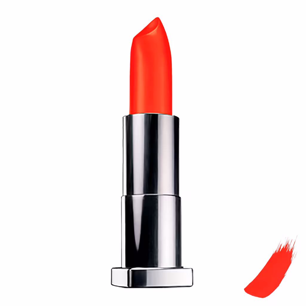 رژ لب جامد میبلین مدل Cs Vivids Ral NU 912 Vibrant Mandar