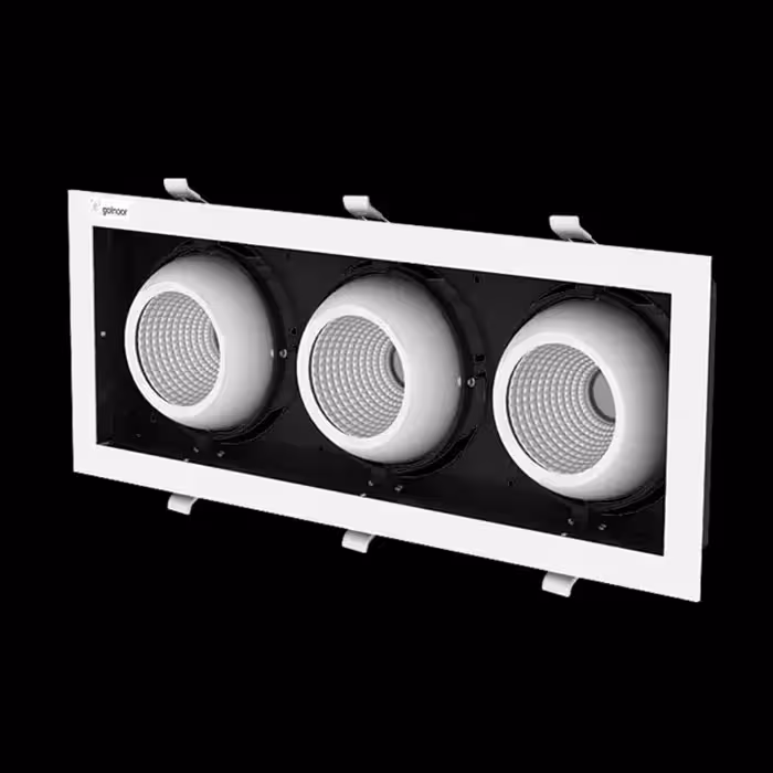 چراغ سقفی توکار 90 وات LED گلنور مدل پیکسل